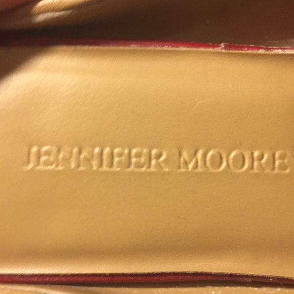 JENNIFER MOORE RED & BEIGE / TAN MULE - Picture 8 of 8